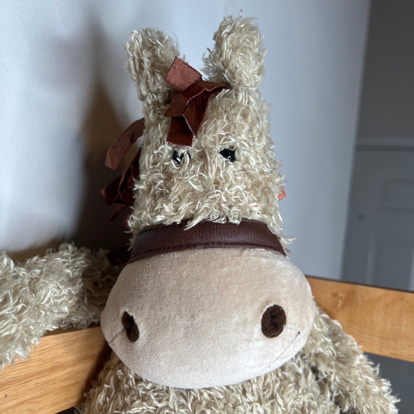Jellycat London Medium Bunglie Pony Horse Tan Stuffed Plush