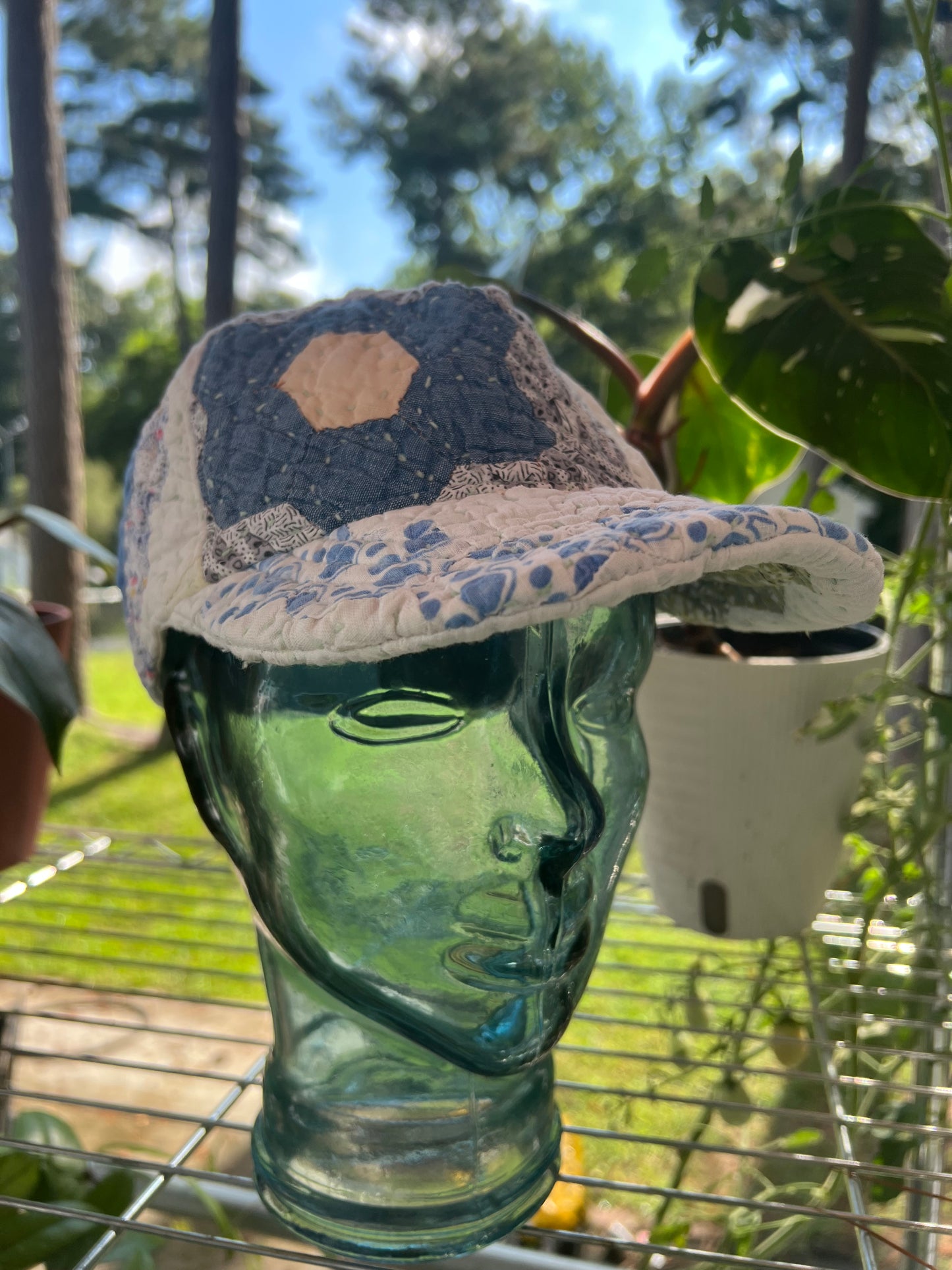 Grandmother's Flower Garden Hat E
