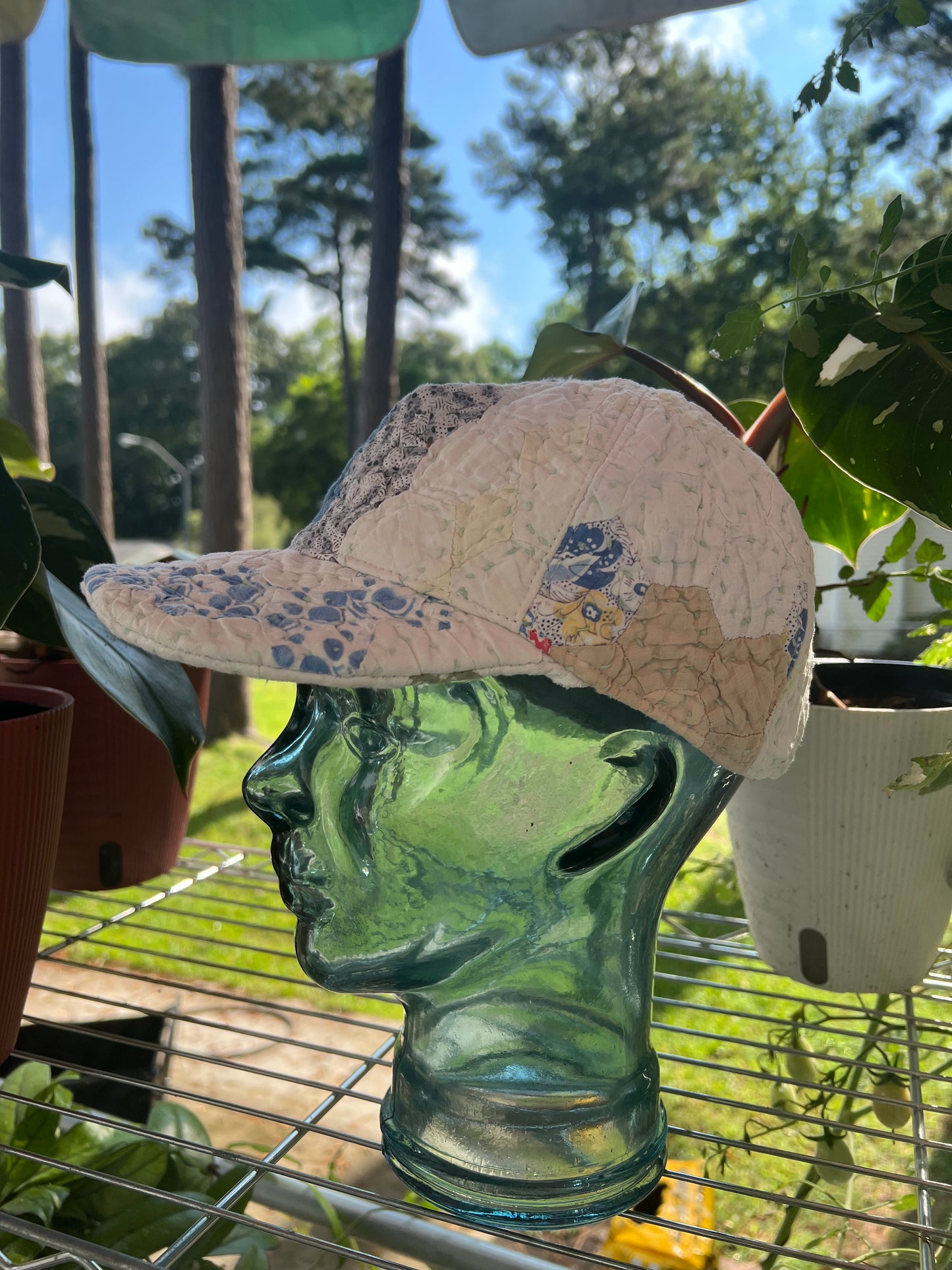 Grandmother's Flower Garden Hat E