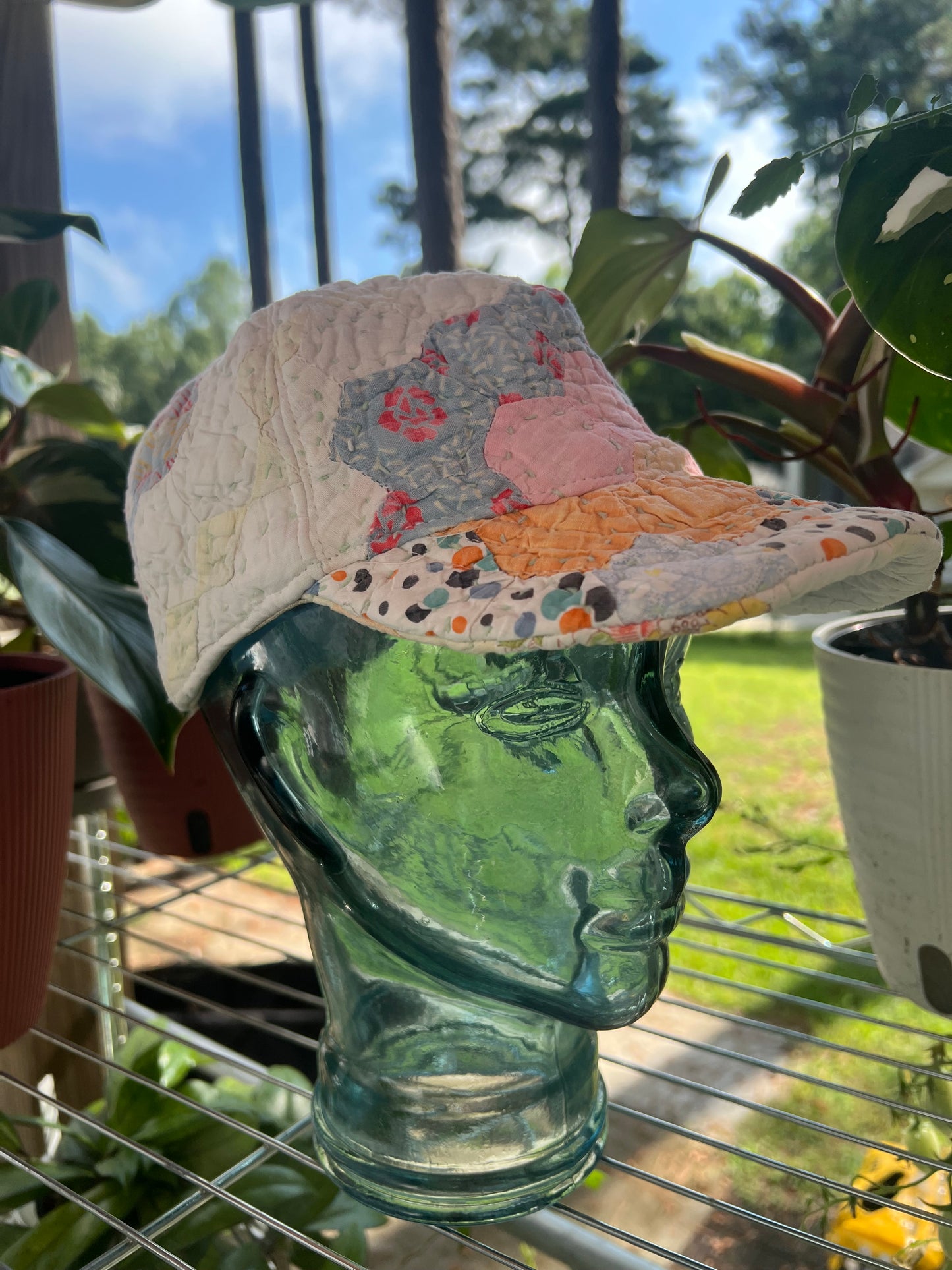 Grandmother's Flower Garden Hat B